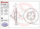 Brembo 09.9559.14 - Disco Freno Oe 4351202080 Per Corolla (E12)