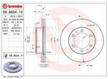 Brembo 09.A634.10 - Disco Freno Oe 435120K060 Per Hilux