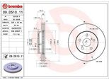 Brembo 09.D510.11 - Disco Freno Oe 4351247060 Per Prius Phv (W52)