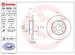 Brembo 08.8638.10 - Disco Freno Oe 569020 Per Corsa C (X01)