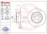 Brembo 08.7015.10 - Oe 0569118 Disco Freno Per Vectra B (J96)