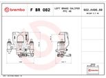 Brembo F Br 082 - Pinza Freno Oe 4401100Q0J Per Movano B (X62)
