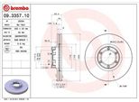 Brembo 09.3357.10 - Oe 9111283 Disco Freno Per Trafic (P, T, V)