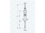 Magneti Marelli 062900023304 - Candeletta Per Serie 3 (E46), Serie 5 (E39), Serie 7 (E38), X5 (E53), Freelander (L314), Range Rover Iii (L322)