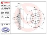 Brembo 09.9557.11 - Disco Freno Oe 51712H1000 Per Terracan (Hp)