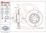 Brembo 09.5264.10 - Disco Freno Oe 95637322 Per 605 (6B)