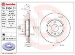 Brembo 09.B356.31 - Disco Freno Oe 13517846 Per Insignia B (Z18)