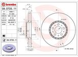 Brembo 09.D725.11 - Disco Freno Oe 31262489 Per XC90 I (275)