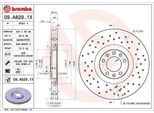 Brembo 09.A829.1X - Disco Freno Oe 9801902080 Per Rcz