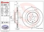 Brembo 09.D690.11 - Disco Freno Oe 43206JL00A Per 370 Z (Z34)