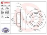 Brembo 09.7377.10 - Disco Freno Oe 94375425 Per Frontera B (U99)