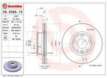 Brembo 09.5566.10 - Oe 701615301A Disco Freno Per T4