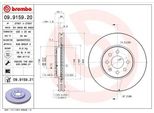 Brembo 09.9159.21 - Disco Freno Oe 569007 Per Astra (A04), Astra H