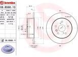 Brembo 08.B566.11 - Disco Freno Oe 4243106140 Per Camry (V4), Camry (V5)