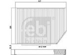 Febi Bilstein 174437 - Filtro Aria Abitacolo Oe 971 819 429 C Per Taycan (Y1), Panamera (971)