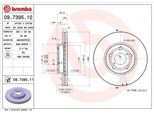 Brembo 09.7395.11 - Disco Freno Oe 4351205030 Per Avensis (T22)