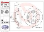 Brembo 09.A616.10 - Disco Freno Oe 7L6615601C Per T5, Touareg (7L)