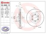 Brembo 09.6866.10 - Disco Freno Oe 97034035 Per Frontera B (U99)