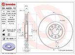 Brembo 09.A829.11 - Disco Freno Oe 9801902080 Per Rcz