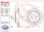 Brembo 09.C662.1X - Disco Freno Oe 26700AJ010 Per Gt 86 (ZN6)