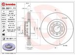 Brembo 09.9911.11 - Disco Freno Oe 3D0615301G Per A8 (4E), Phaeton (3D)