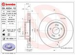 Brembo 09.A554.10 - Disco Freno Oe 517122M700 Per Genesis