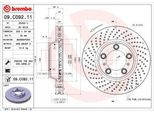 Brembo 09.C092.11 - Disco Freno Oe 99635140902 Per 911 (996), 911 (997)