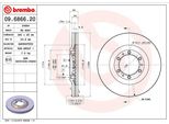 Brembo 09.6866.20 - Disco Freno Oe 97034034 Per Frontera B (U99)