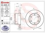 Brembo 09.C639.21 - Disco Freno Oe 65508030002 Per Crafter (Sx, Sy), Crafter (Sz), Grand California (Sc)