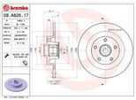 Brembo 08.A826.17 - Disco Freno Per Laguna Iii