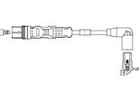 Bremi 6A98E42 Cavo Di Accensione Oe 06F905430G Compatibile Con Touran, Polo 6R, Jetta, Golf Vi, Golf Plus, Caddy, Beetle, Yeti, Roomster, Rapid, Octavia, Fabia, Leon, Ibiza, Altea Xl, Altea, A3 8P, A1 8X