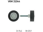 Skf VKM31044 Rullo Di Rinvio/Guida, Cinghia Trapezoidale Dentata Oe 1J0145276 Compatibile Con Rapid, Octavia, Ibiza, Leon, Toledo, Fabia, Altea Xl, Cordoba, Roomster, Superb, Yeti, Eos, Golf Plus, Golf V, Golf Vi, Jetta, Passat 3C, Passat 3B, Polo 9N, Polo 6R, Scirocco, Tiguan, Touran, A1 8X, A3 8P, Altea