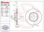 Brembo 09.9790.20 - Disco Freno Oe 4351213020 Per Corolla (E12), Corolla Verso (E12)