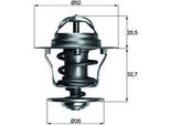 Mahle Tx 12 88D - Oe 1 001 993 KüHlwasserthermostat FüR Escort V, Escort Vi, Cougar, C-Max, Escort Vii, Fiesta Iii, Fiesta Iv, Fiesta V, Focus C-Max (DM2), Focus (Daw, Dbw), Focus (Dnw), Focus (Dfw), Focus Ii, Galaxy (WA6), Maverick, Mondeo Ii, Mondeo Iv, Orion Iii (Gal), Puma, S-Max (WA6), Tourneo Connect, Transit Connect, Transit Tourneo