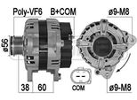 Era 209564A - Alternatore Oe 059 903 018 S Per A5 (8T), Q5 (8R), A4 (8K), A5 (8F)