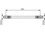 Bosch 1 987 476 175 - Oe 34 32 1 163 759 Tubo Freno Per Z3 (E36)