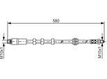 Bosch 1 987 476 093 - Tubo Freno Oe 34 32 6 760 909 Per Serie 5 (E60), Serie 5 (E61), Serie 6 (E63), Serie 6 (E64)