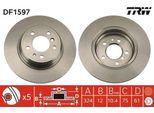Trw DF1597 - Disco Freno Oe 1 159 900 Per Serie 7 (E38)