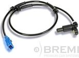 Bremi 50252 - Sensore Abs Oe 4545 77 Per 206 Van, 206 Sw (2E/K), 206 (2A/C), 206 Cc (2D)