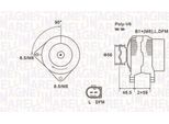 Magneti Marelli 063731644010 - Alternatore Per A2 (8Z), Ibiza (6J, 6P), Ibiza (6L), Cordoba (6L), Arosa (6H), Fabia I (6Y), Fabia Ii (54), Fabia Iii (Nj), Lupo (6E1, 6X1), Polo (6N), Polo (9N), Polo (6C, 6R)
