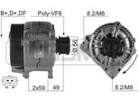 Era 210170A - Alternatore Oe 038 903 023 J Per A3 (8L), Alhambra (7V), Octavia I (1U), Bora (1J), Golf Iv (1J), Sharan (7M)