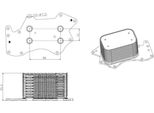 Nrf 31816 - Radiatore Dell'olio Per A4 (8E), A4 (8H), A6 (4F), A8 (4E), Q7 (4L), Phaeton (3D), Touareg (7L)