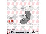 Zimmermann 600.3219.20 - Disco Freno Per Cordoba (6K), Ibiza (6K), Toledo I (1L2), Corrado (53I), Golf Iii (1H), Golf Cabriolet (1E), Passat (35I), Polo (6N), Polo (6V), Vento (1H)