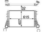Mahle Ci 83 000S - Oe 1K0145803 LadeluftküHler FüR A3 (8P), Tt (8J), Altea (5P), Leon (1P1), Toledo Iii (5P2), Superb Ii (3T), Yeti (5L), Octavia Ii (1Z), Eos (1F), Golf Plus (5M), Caddy Iii (2C, 2K), Golf V (1K), Golf Vi, Jetta Iii (1K2), Jetta Iv, Passat (3C), Passat (365, 362), Passat Cc (357), Scirocco, Tiguan (5N), Touran (1T)