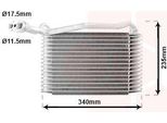 Van Wezel 0300V142 - Evaporatore Oe 8D1820103A, Impianto Di Climatizzazione Per A4 (8D)