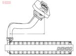 Denso DEV09020 - Evaporatore Oe 77363895, Impianto Di Climatizzazione Per Mito (955), Punto, Corsa D (S07)
