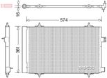 Denso DCN21019 - Condensatore Aria Condizionata Oe 6455HV Con Essiccatore Per C5 Iii (Rw), C5 Iii (Rd), 508 (8D), 407, 407 Sw (6D, 6E), 508 (8E)