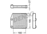 Denso DRR09075 - Scambiatore Di Calore Oe 77363898, Riscaldatore Per Punto, Fiorino, Qubo, Corsa D (S07)