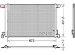 Denso DCN02008 - Condensatore Aria Condizionata Oe 4M0816421B Con Essiccatore Per Q7 (4M)