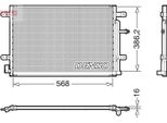 Denso DCN02038 - Condensatore Aria Condizionata Oe 8E0260401E Per A4 (8H), A4 (8E), A4 (8K)
